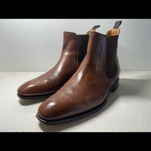 (SOLD) Sz9.5 Meermin Mallorca Brown Chelsea Boots